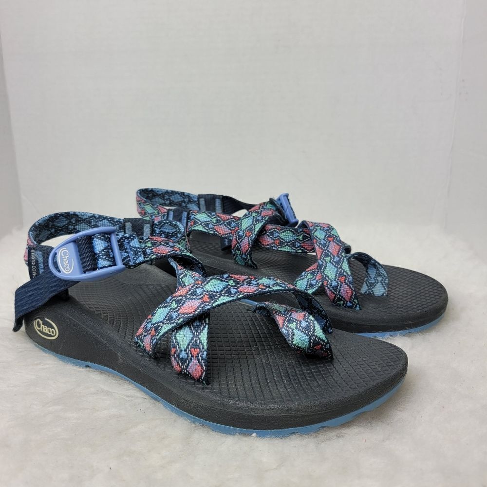 Chaco Z Cloud 2 Trace Eclipse Bleu Sport Sandals SIze 8